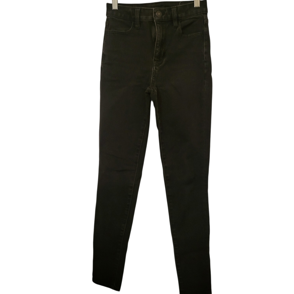 American Eagle Skinny Jeans Black sz 0